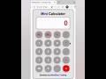 Build a Mini Calculator Using HTML CSS & JavaScript | Beginner Project Tutorial (2025) #coding #web