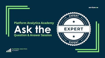 Ask the Experts - October 1st, 2025 - Platform Analytics Academy