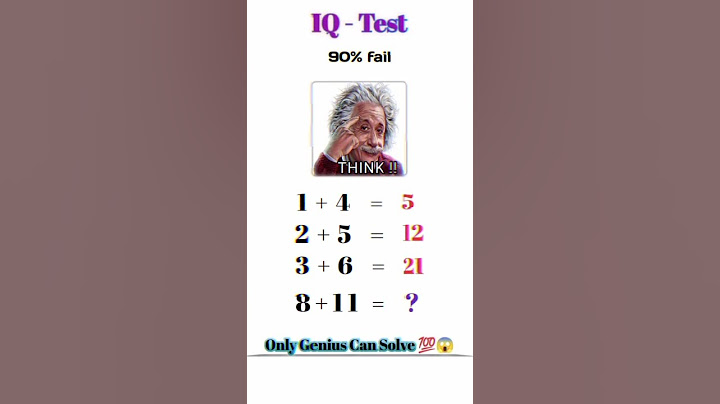 #@ IQ test