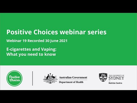 E-Cigarettes and Vaping- What you need to know