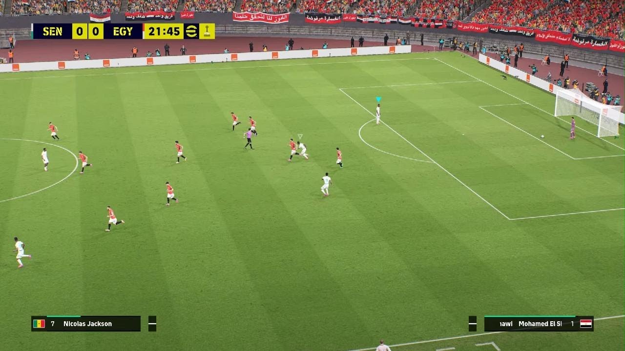 eFootball_2025 Can25 Maroc 1/2 finale Sénégal 7/0 Égypte 😂