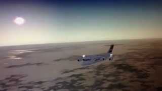 Airlink in flight.