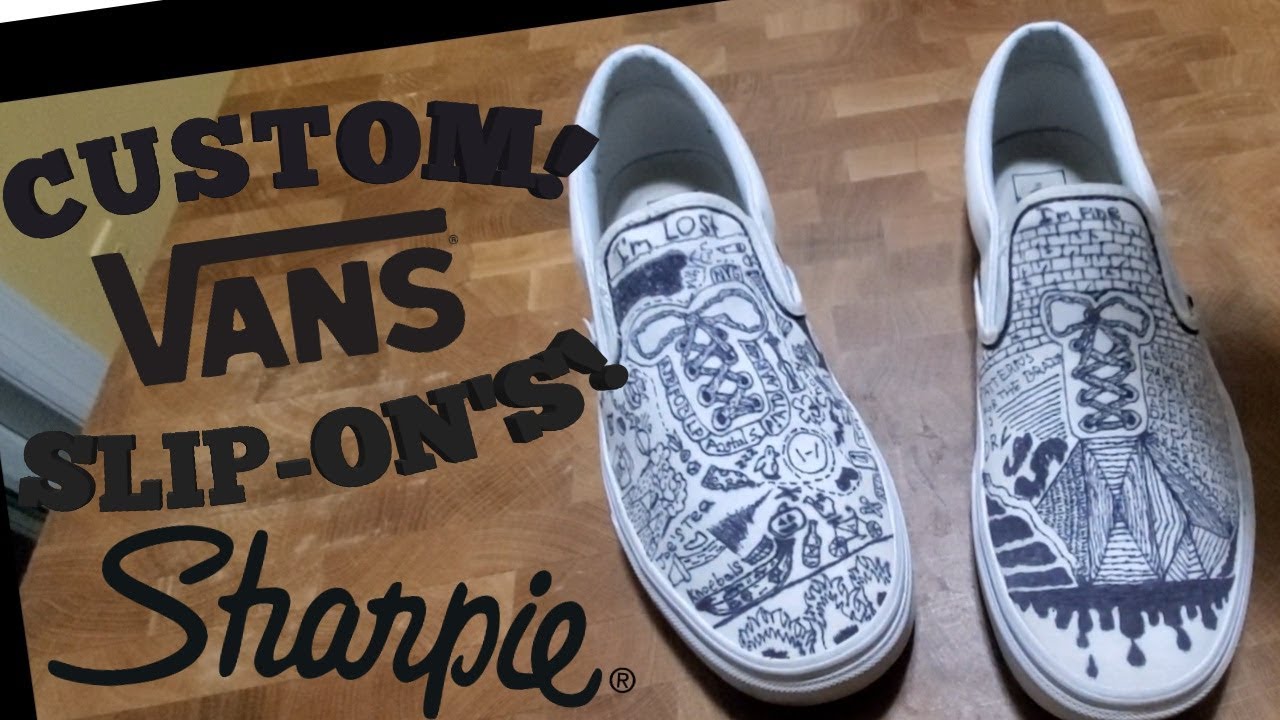 how to customize vans with sharpie