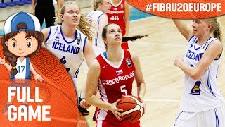 Iceland v Czech Republic - Full Game - FIBA U20 Women's European Championship 2017