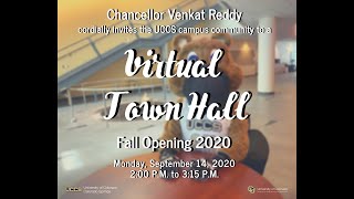 UCCS Virtual Town Hall - September 14, 2020 (ASL Interpreter)