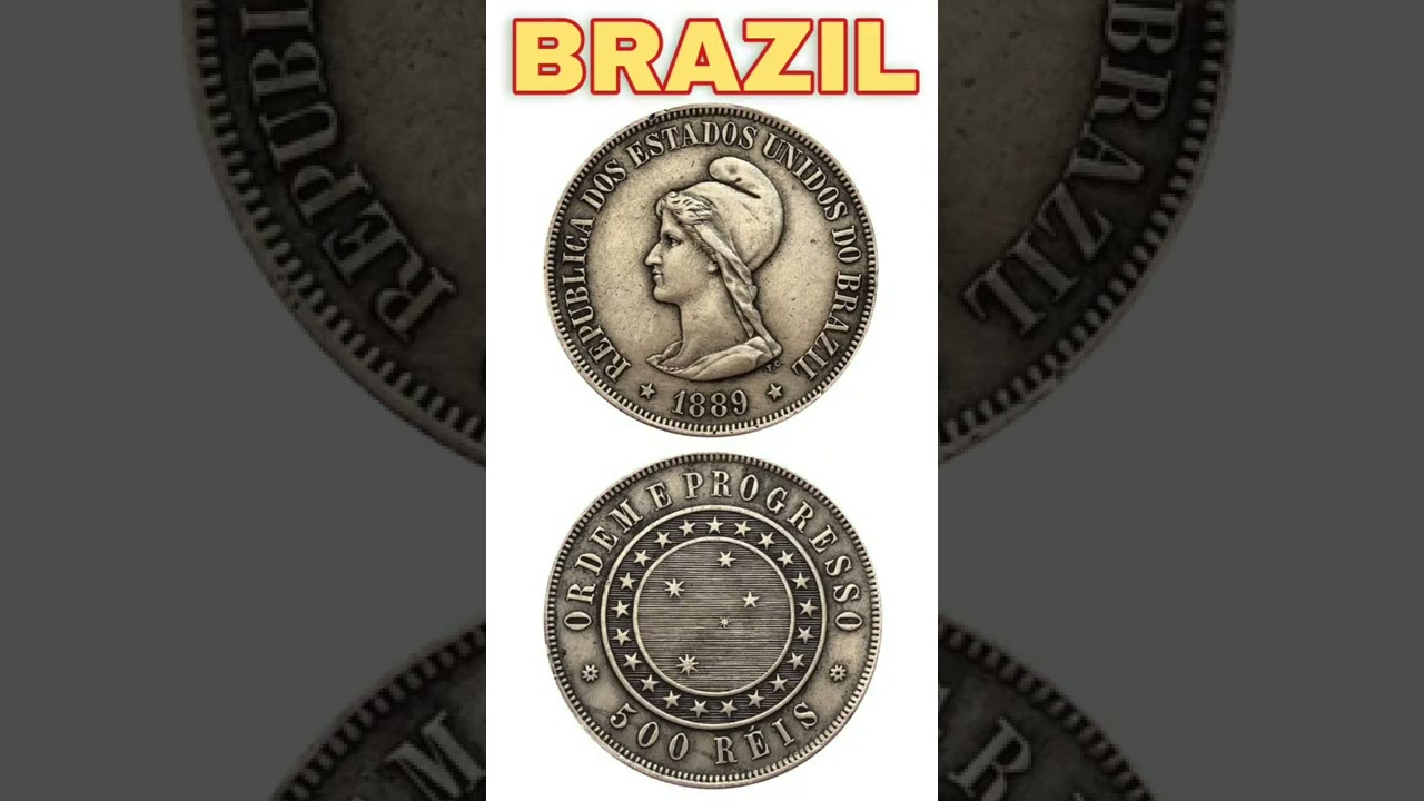 Brazil 500 reis 1889.