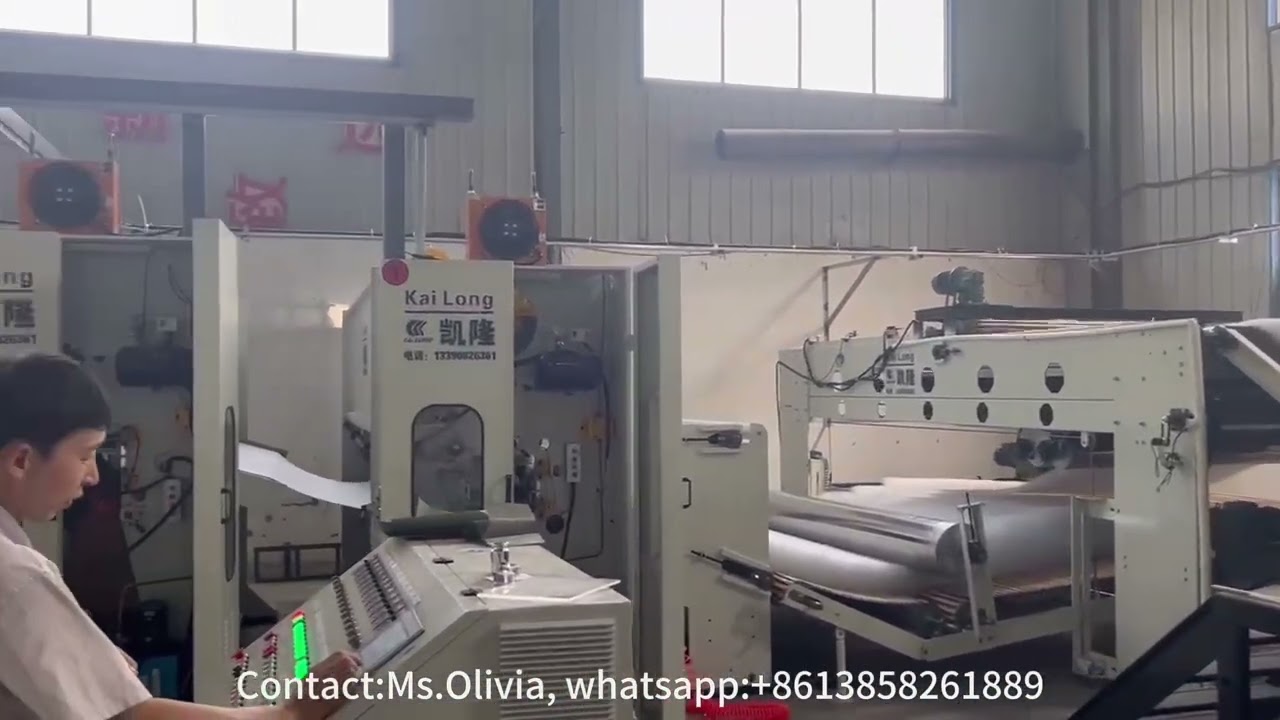 Nonwoven felt needle punching machine