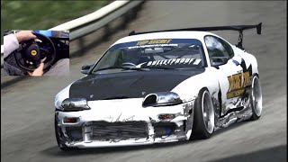 Can I Still Drift On FM4 On A Wheel?? Top Secret Supra UNICORN CAR!! screenshot 5