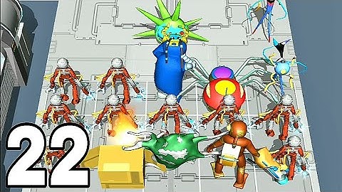 Merge Rainbow Friend 100 Doors - Walkthrough Part 22 Level 128-130 - Android ios Gameplay