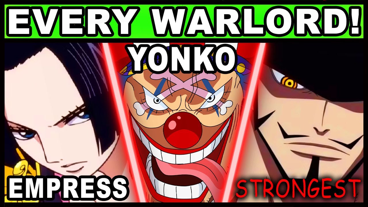 Ranking of the 7 Strongest Shichibukai in One Piece