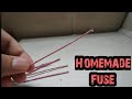 How To Make Fuse | DIY Slow Burning Fuse with MATCHES [Easiest  Way]