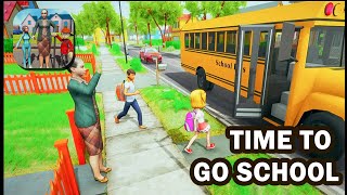 Virtual Rich Granny Simulator - Happy Lifestyle | Time to go School #2 screenshot 4