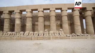 Ancient Karnak Temple Is Restored With Lime Mortar
