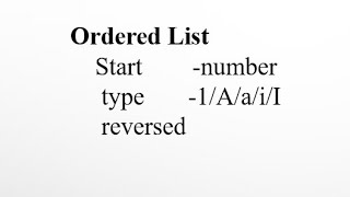 HTML Ordered List Explained with Examples||How to Use Ordered List in HTML#orderedlist #htmltutorial