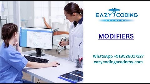 MODIFIER - CPT - Easy Coding - Dr. Lakshmi Priya