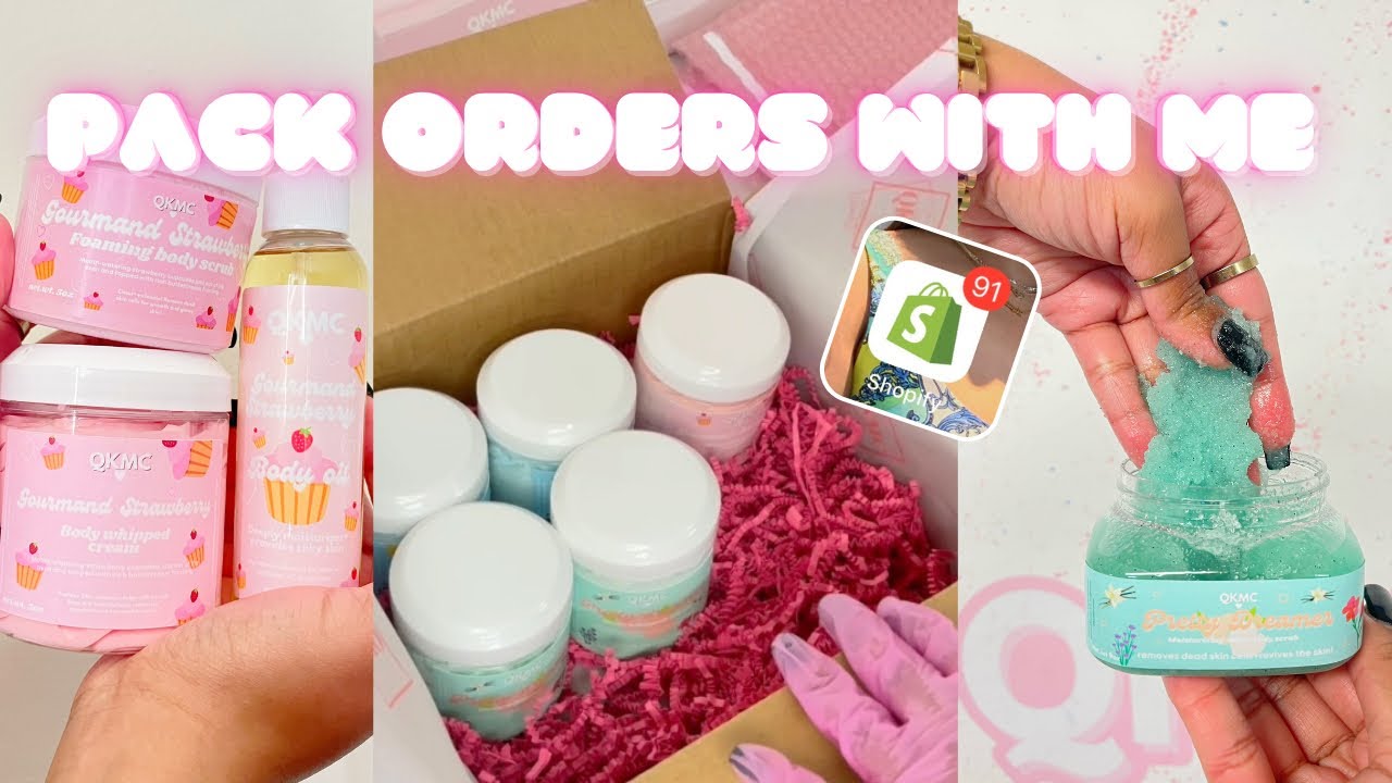 PACK ORDERS WITH ME FROM OUR SPRING COLLECTION PT.2📦 Life of a entrepreneur