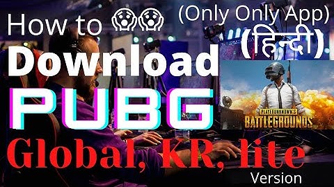How to download Pubg | KR | Global | Lite | After ban | 100% working | tap tap | Hindi