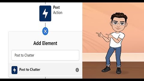 Post To Chatter action in flow