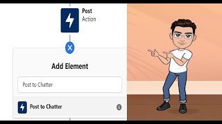 Post To Chatter action in flow