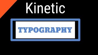 Kinetic typography text animation in kinemaster|  kinemaster tutorial.