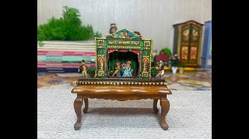 Video review on creating a puppet theater for your puppets.  #dollhouseminiature  #miniature