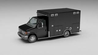 Ambulance usa 3d model