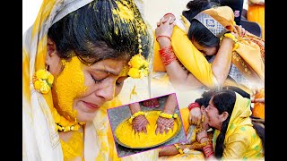 emotionl pahadi haldi cerermony#weddingphotography #gadwaliwedding #reception #rudraprayag