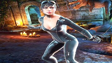 Injustice 2 (iOS) - Walkthrough Part 11 - Campaign Chapter 2: Battles 7-12 (Catwoman Boss Fight)