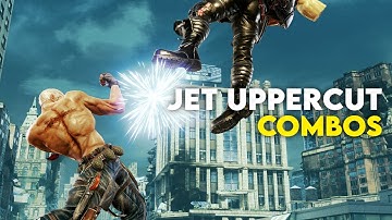 Bryan Fury JET UPPERCUT Combos | TEKKEN 7