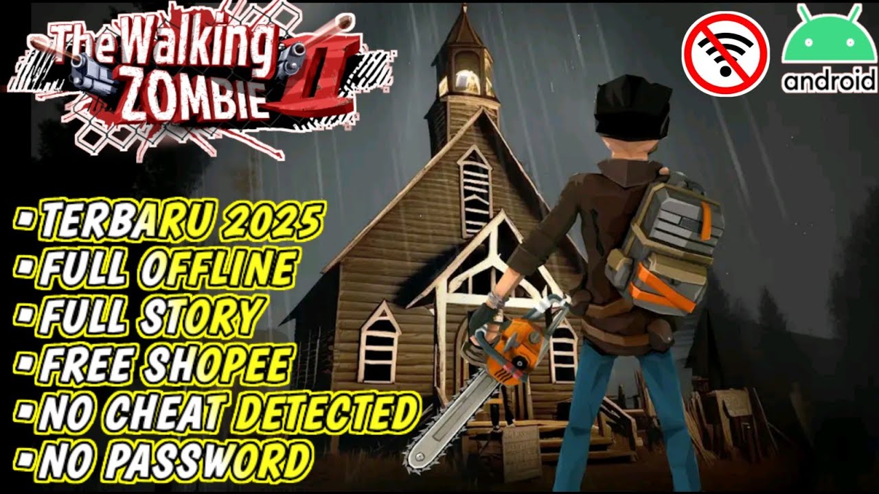 THE WALKING ZOMBIE 2 MOD APK V3.34.0TERBARU 2025 FREE SHOPPING