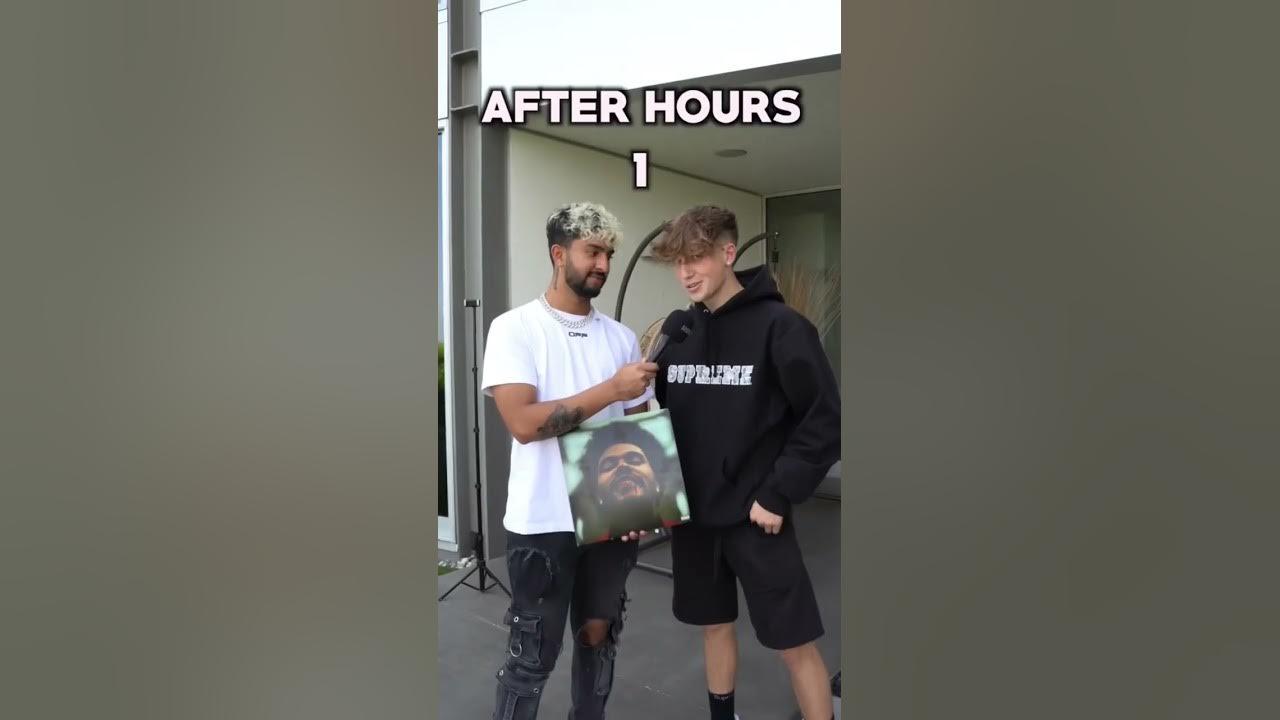 Can you name 5 songs from The Weeknd “ After Hours “