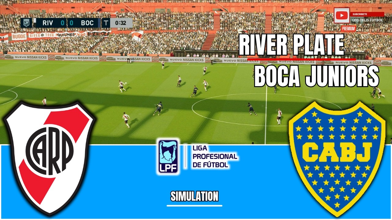 RIVER PLATE vs BOCA JUNIORS  LIGA ARGENTINA 2026 PREDICCIÓN / SIMULACIÓN
