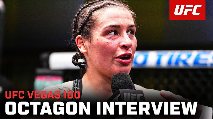 Melissa Mullins Octagon Interview | UFC Vegas 100