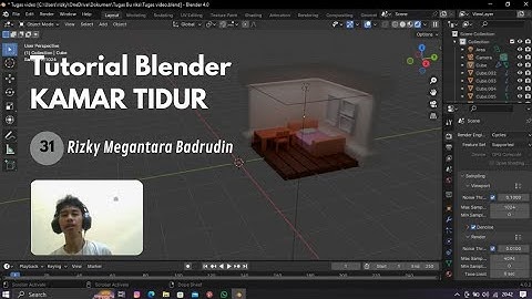 Tutorial Blender 3D - Kamar Tidur