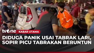 Kecelakaan Beruntun Libatkan 5 Kendaraan, Insiden Berawal dari Tabrak Lari | Kabar Utama