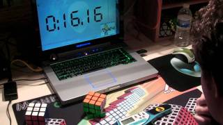 3x3 Average of 12: 16.89. First Ever sub-17 Ao12 (Read Description!)