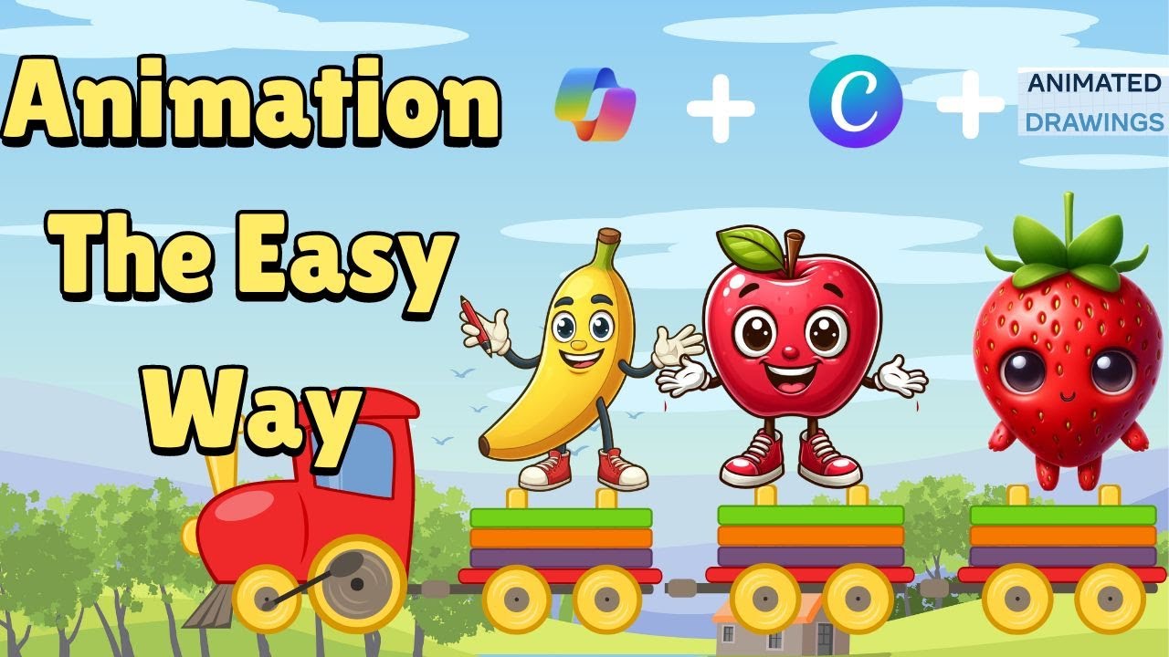 Animation the easy way/ free AI tools & Canva Copilot /Create Kids