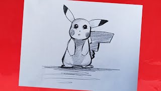 Easy Pikachu Drawing | Cute Pokémon Art Tutorial