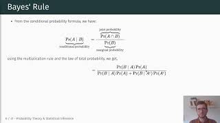 POL SCI 702 - 03 Probability Theory & Inference: Probability and Bayes' Rule