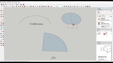 SketchUp 2020 การเลือกงาน การเขียนLine เส้น Arc และเขียนเส้น สี่เหลียม
