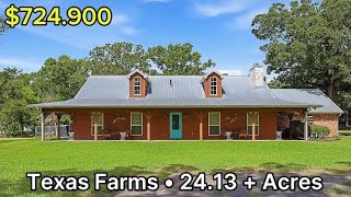Texas Farms For Sale / 24 Acres / Stocked Pond & Creek / East Texas Land / Hobby Ranch