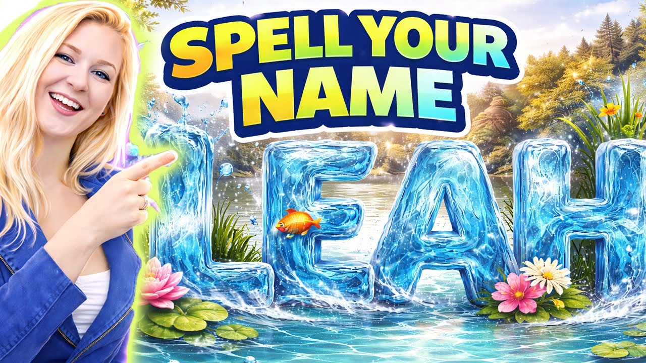 learn to spell your name LEAH with me! - YouTube