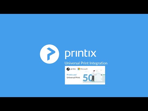 Printix Universal Print Integration | Printix Cloud Print Management