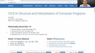 61A Fall 2018 Lecture 34 Video 1