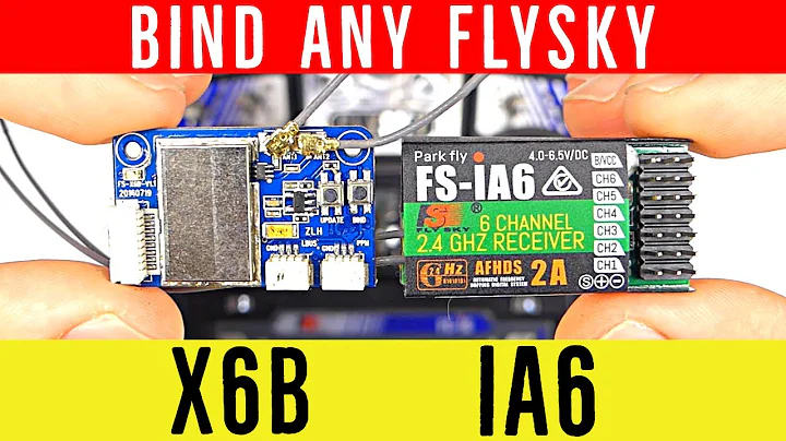 How to Bind with Flysky Receivers - iA6, X6B, iA6B, Fli14+, GT3B, FLIT10 - FS-i6 and FS-i6X Radio