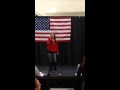 Valerie @ 2014 Sky Sox National Anthem Auditions