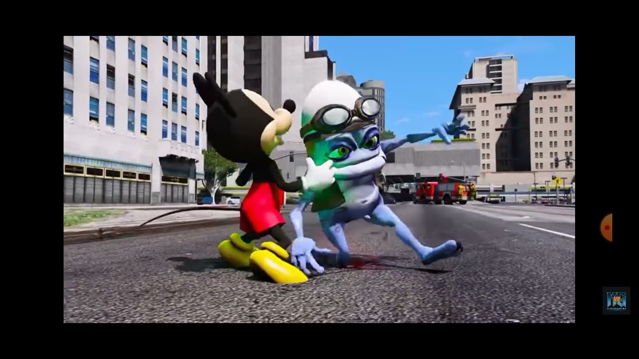 Mickey mouse vs rana loca