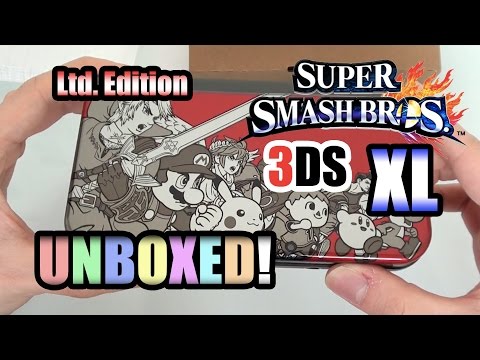 Super Smash Bros. Limited Edition NEW 3DS UNBOXED!