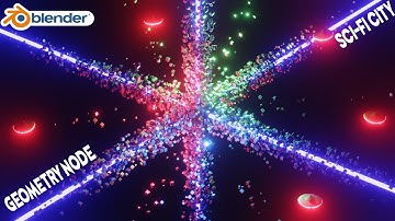 LARGE SCALE GEOMETRY NODE ANIMATION  BLENDER 3.0(inspired by ducky 3d)