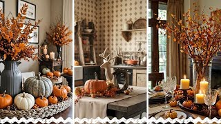 Neutral Fall Decor for a Timeless Look: Elegant Ideas with White Pumpkins, and Dried Foliage